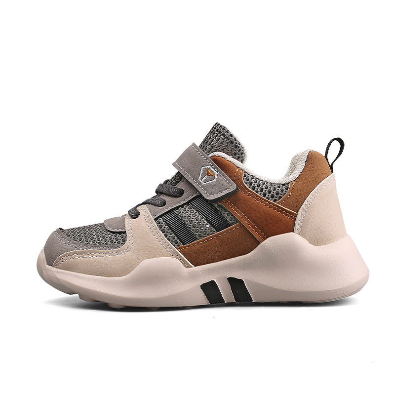 Single Mesh Breathable Boys Casual Running Shoes