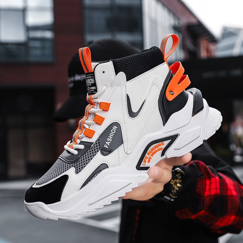 Daddy Shoes Men's High-top Youth Sports Shoes