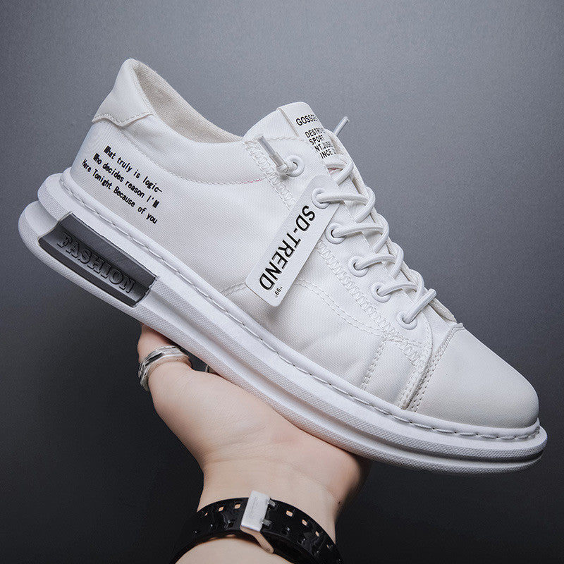 Canvas Shoes Men's Soft-soled White Shoes All-match Casual Sports Shoes