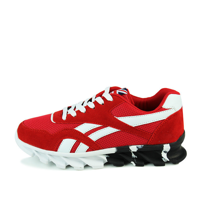 Fashion trend sports running shoes Korean style breathable net shoes
