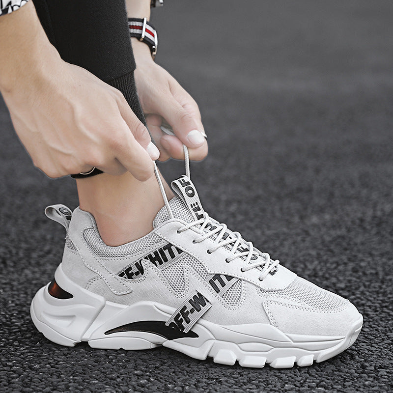 Men's sports and leisure mesh running shoes