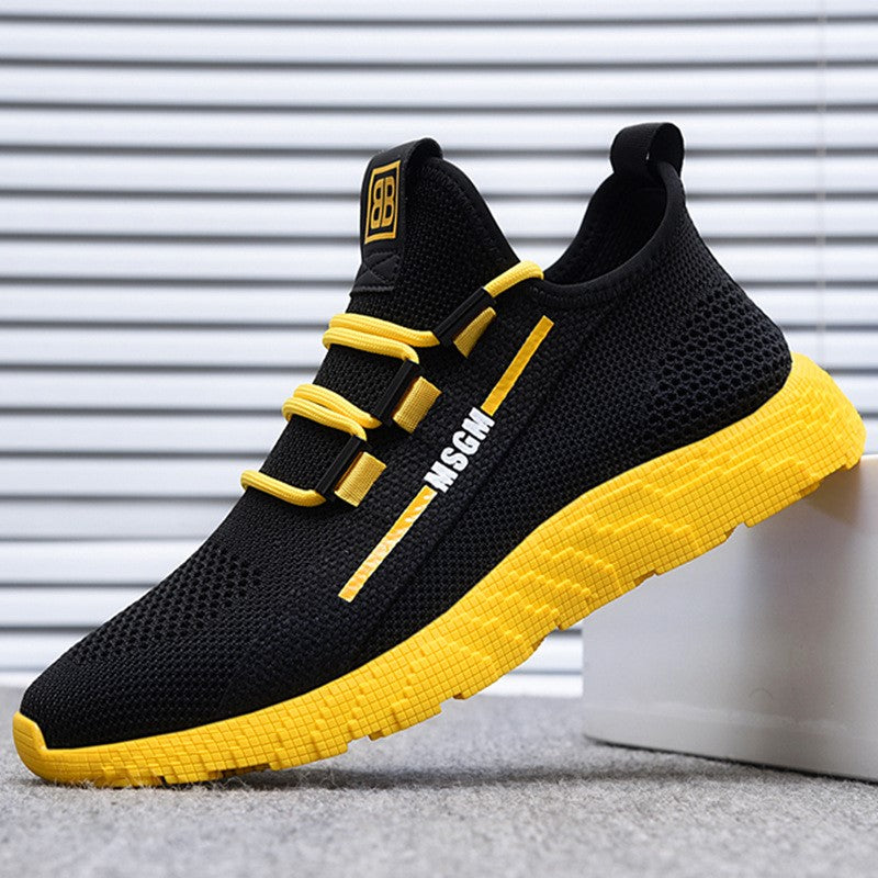 Breathable casual colored youth student running shoes