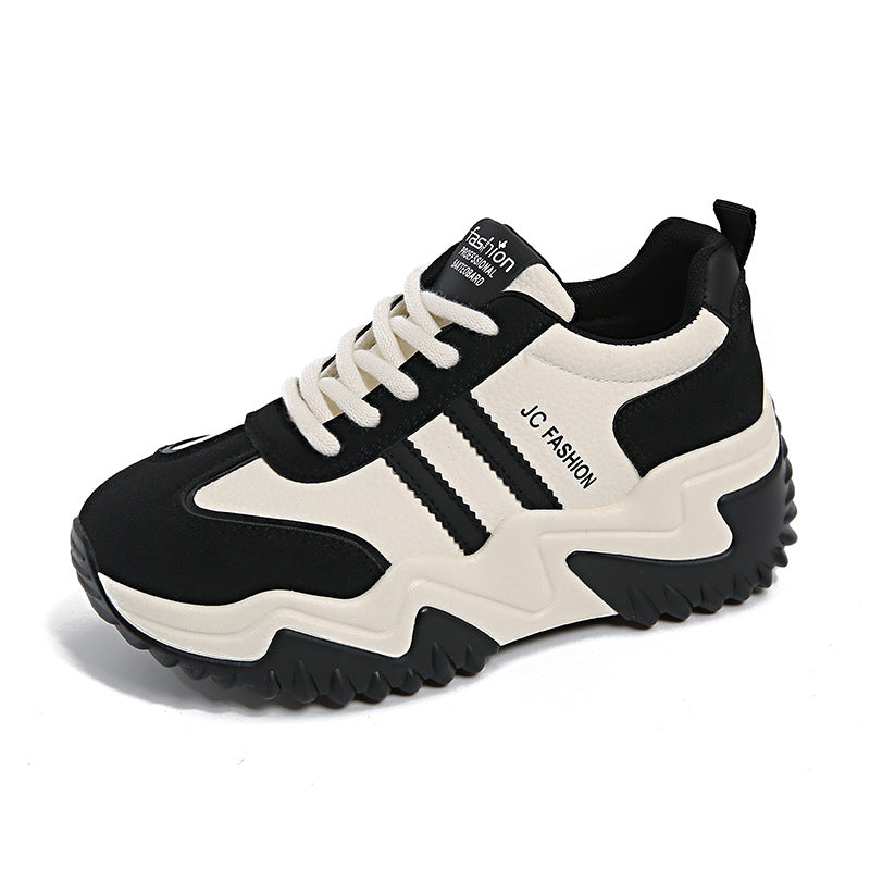Womens Stylish Casual Thick-soled Running Sneakers