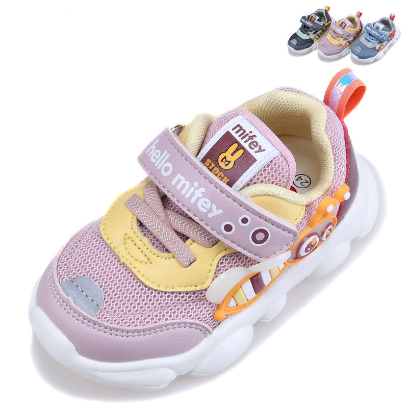 Baby breathable mesh sports shoes