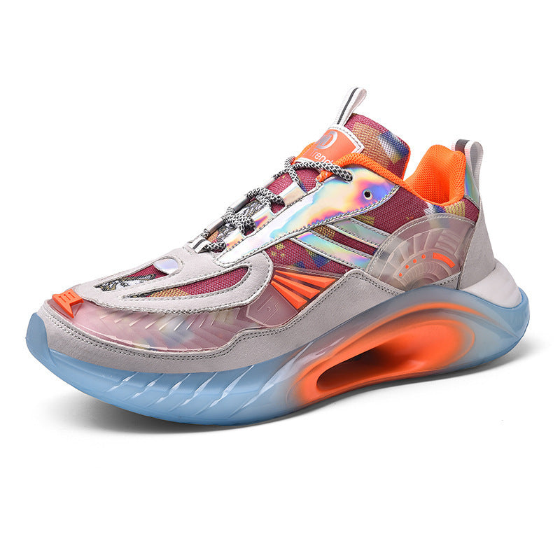 Student Trend Sports Casual Shoes Reflective Running Shoes