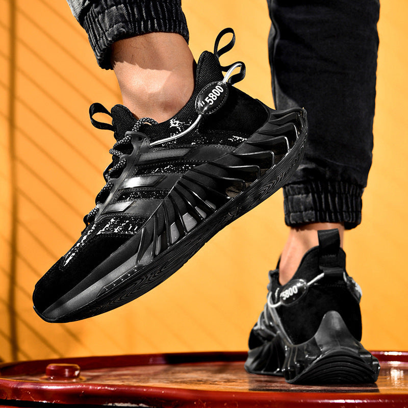 Flying Woven Breathable Casual Sports Shoes Running Shoes Travel Trendy Shoes