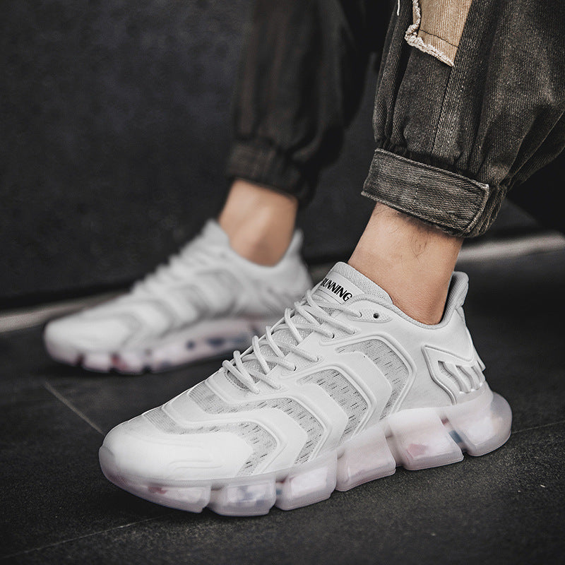 Colorblock luminous casual shoes