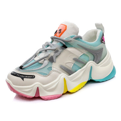 All-match thick bottom running shoes