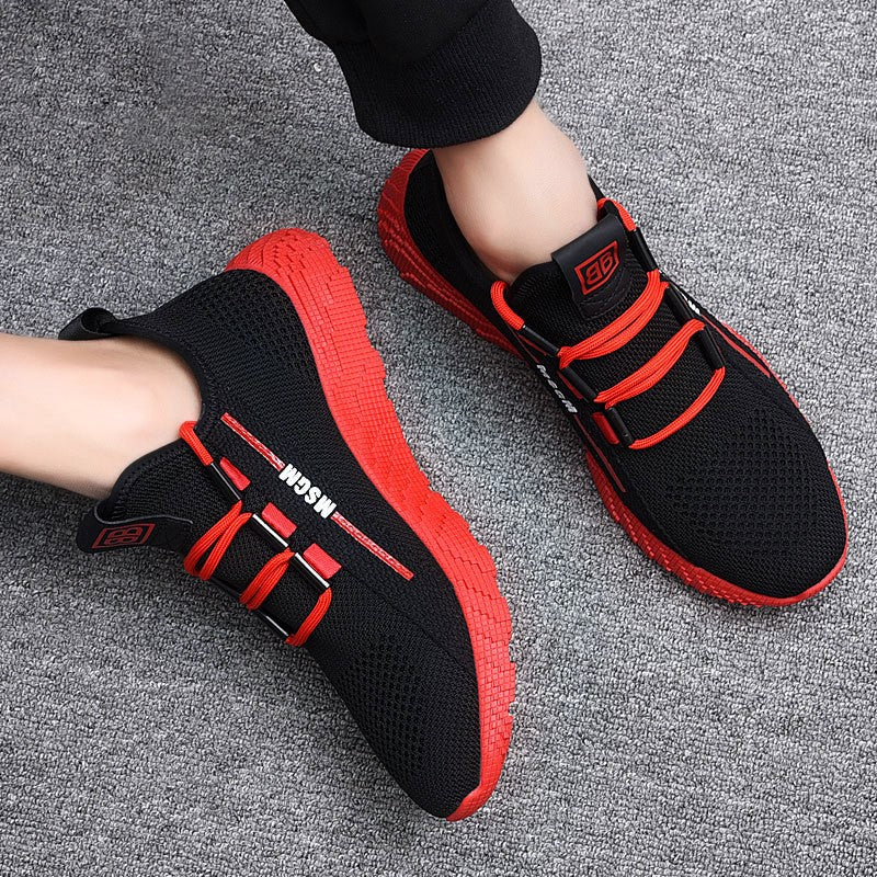 Breathable casual colored youth student running shoes