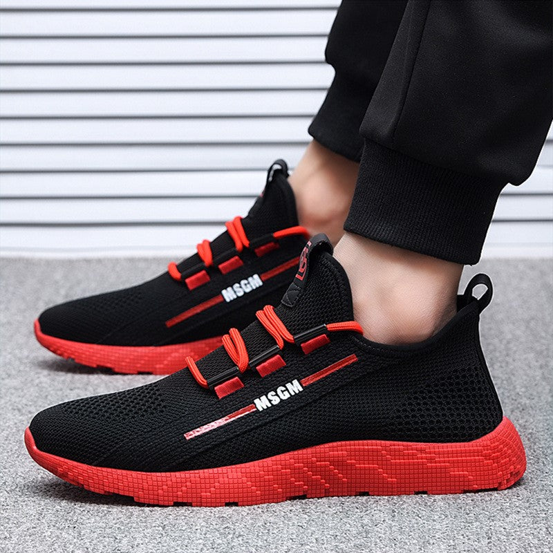 Breathable casual colored youth student running shoes