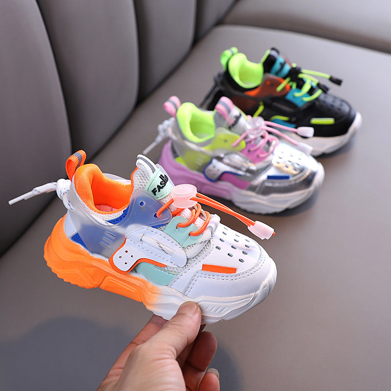 Boys' and Girls' Sports Shoes Non Slip Breathable Children's Running Shoes
