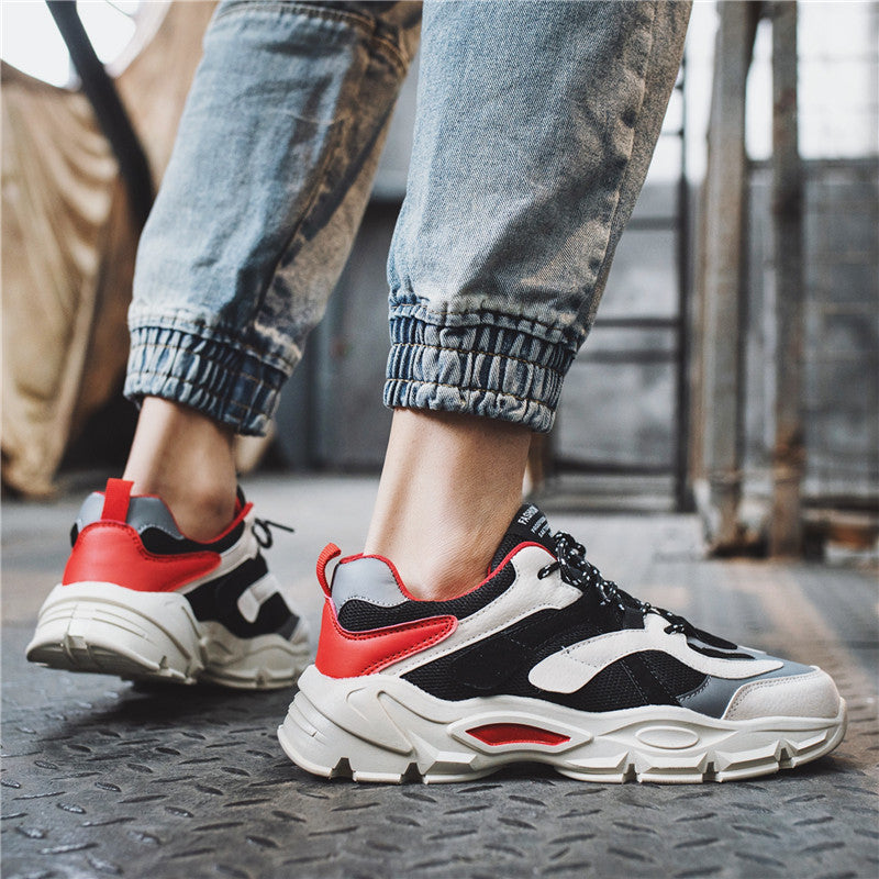 Men's mesh splicing casual shoes