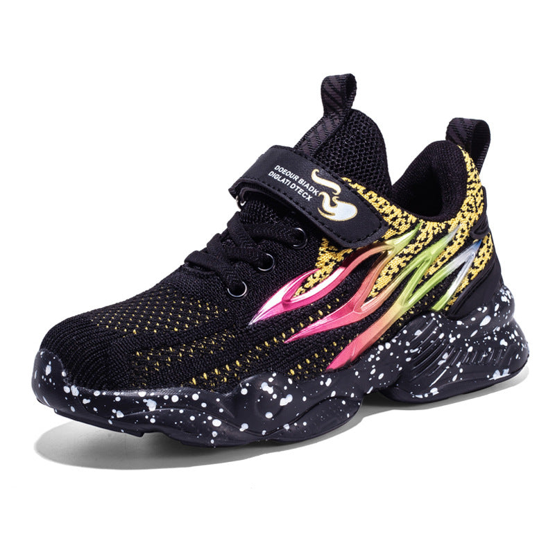 Autumn Double Net Children's Father Shoes