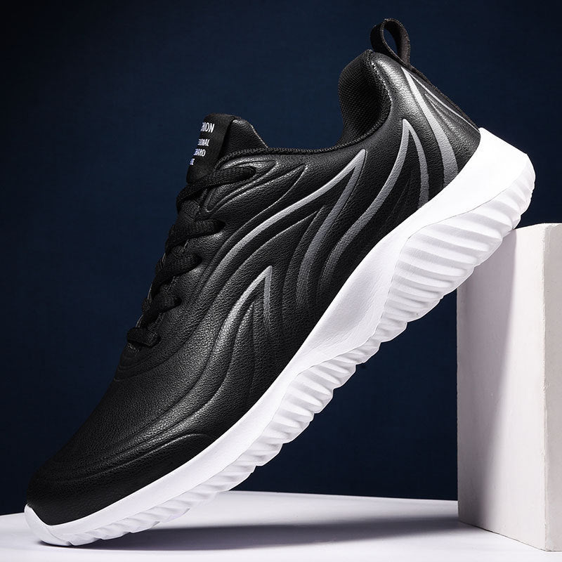 Korean Leather Casual Sports Running Shoes