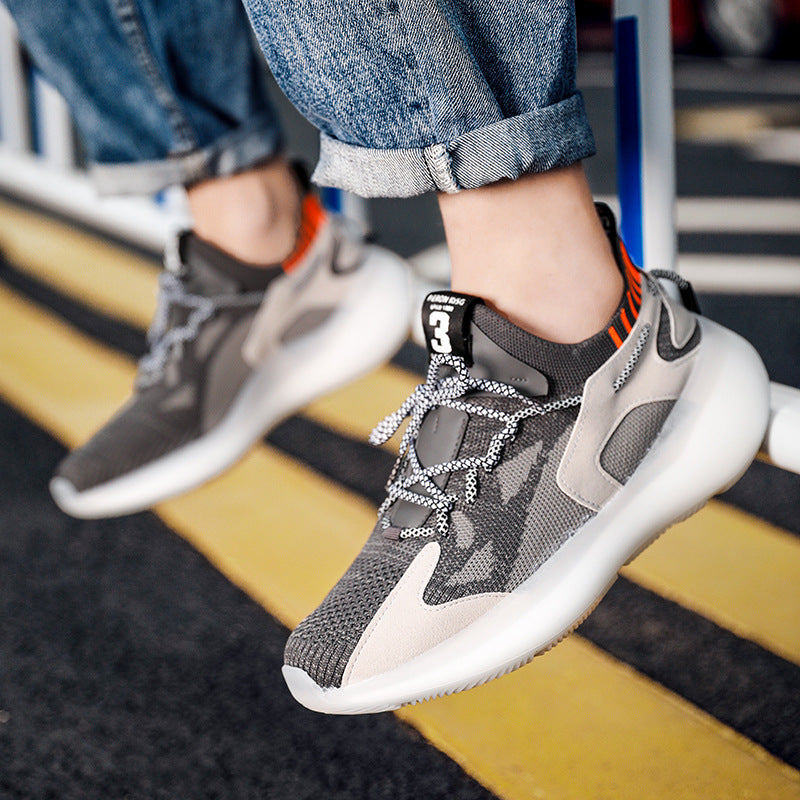 Korean Student Breathable Net Running Shoes Men's Shoes