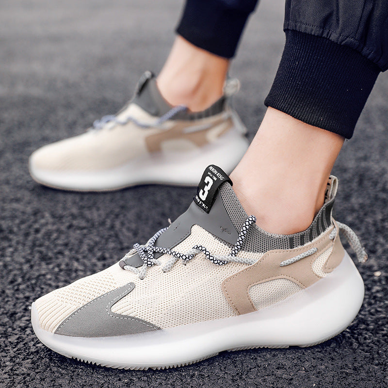 Korean Student Breathable Net Running Shoes Men's Shoes