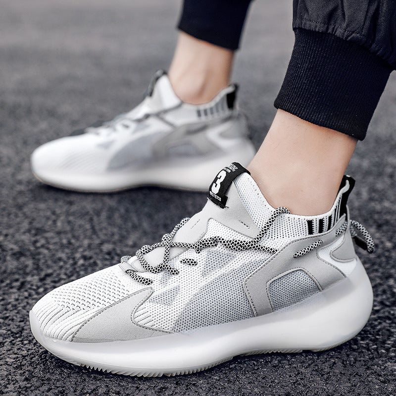 Korean Student Breathable Net Running Shoes Men's Shoes