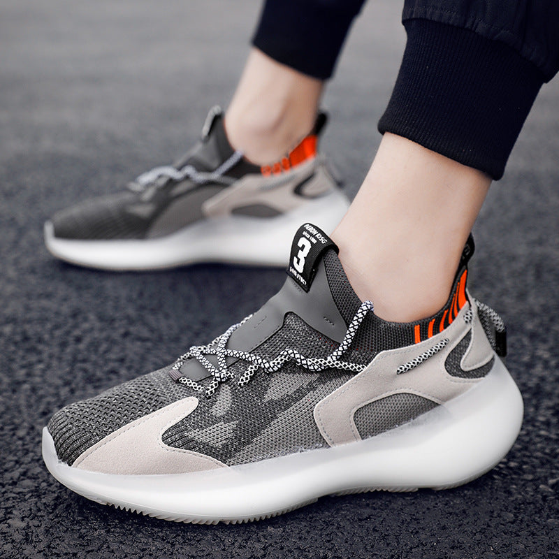 Korean Student Breathable Net Running Shoes Men's Shoes