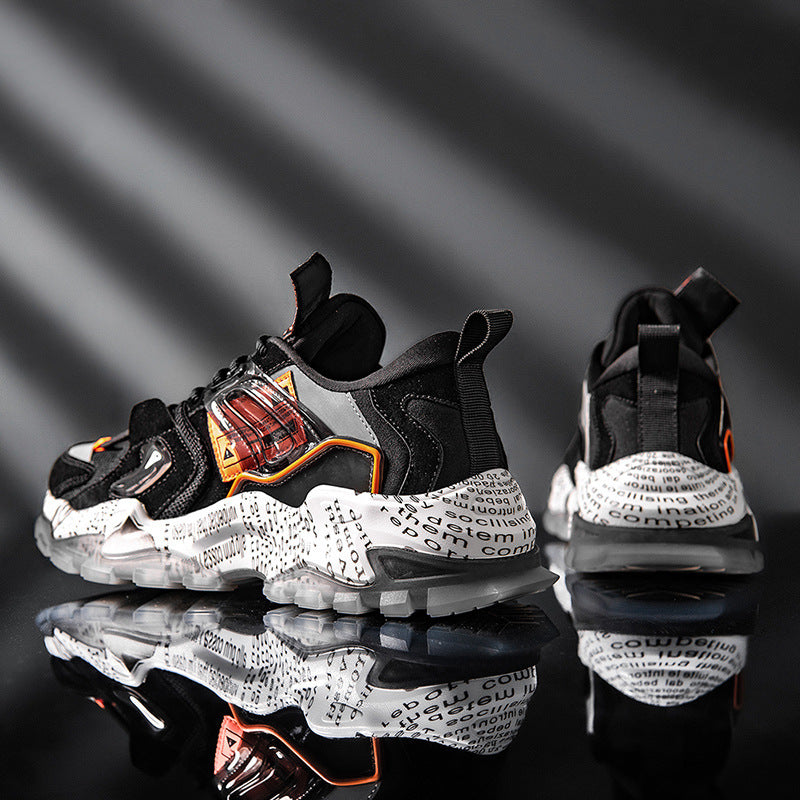 Mesh Breathable Running Shoes Personality Trend Daddy Shoes