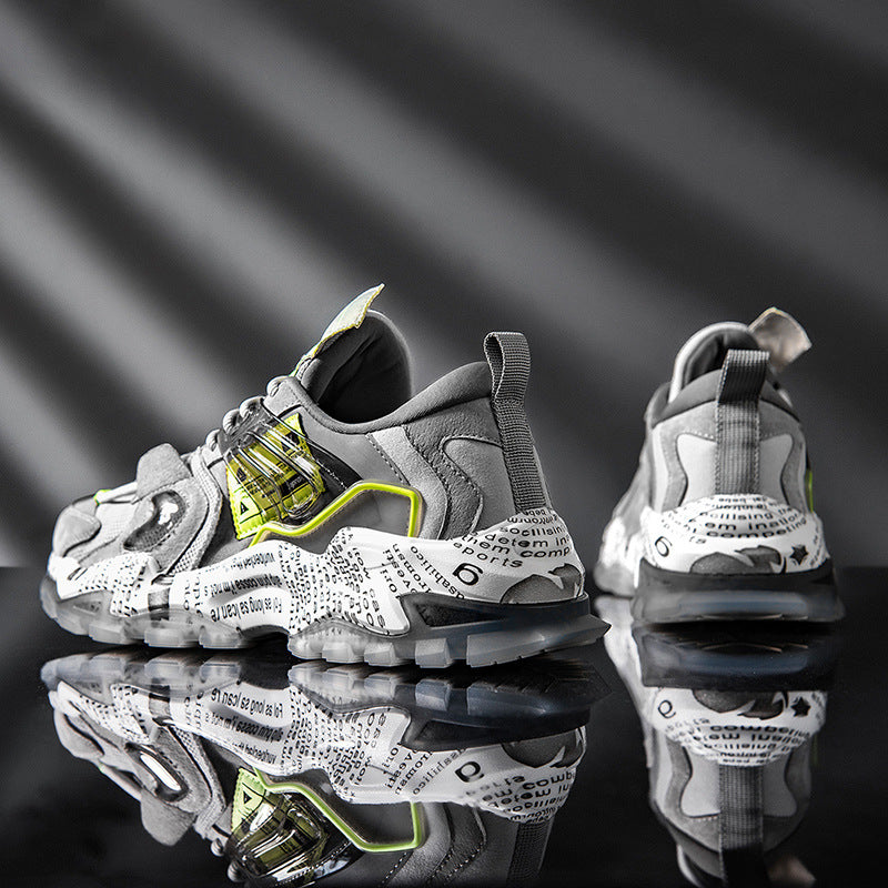 Mesh Breathable Running Shoes Personality Trend Daddy Shoes