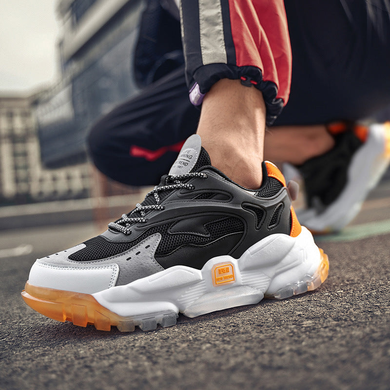 Popcorn Bottom Old Shoes Ins Trend Lightweight Running Casual Sports Shoes