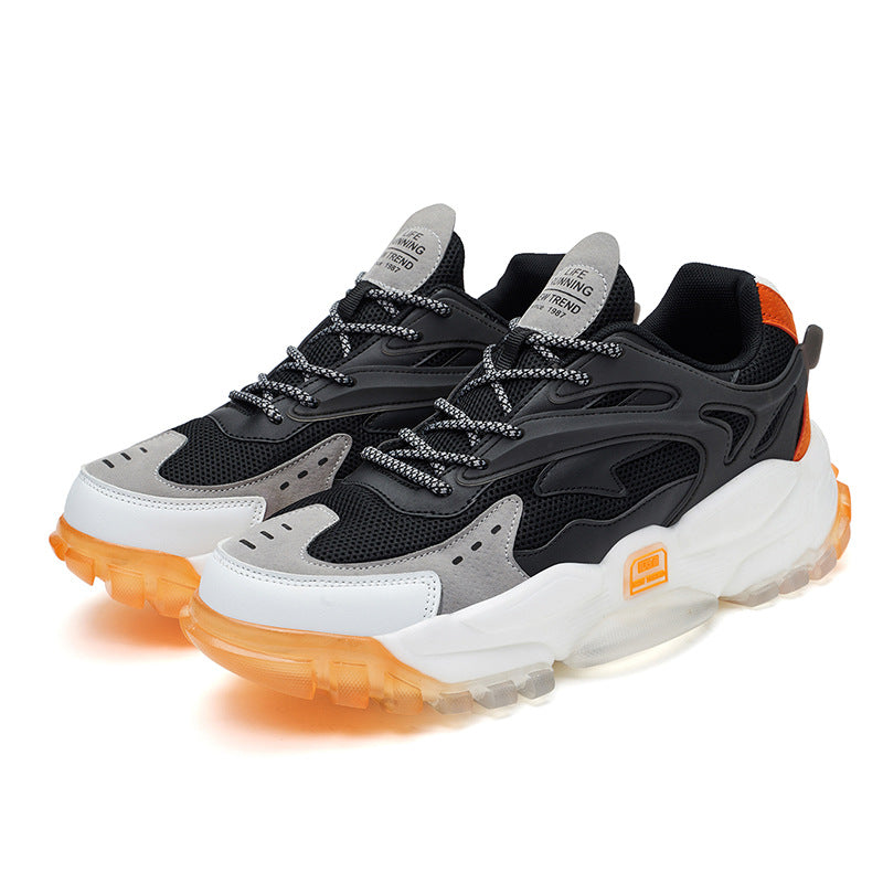 Popcorn Bottom Old Shoes Ins Trend Lightweight Running Casual Sports Shoes