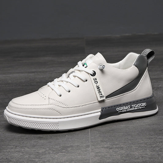 Casual Leather Shoes Men's Leather Men's Korean All-match Sneakers