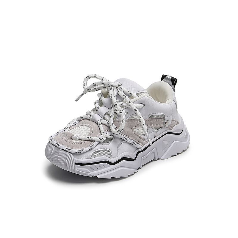 Children's Reflective Laces Sneakers Mesh Shoes Mesh Running Shoes