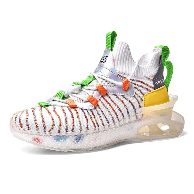 Korean Style Thin Flying Woven Running Shoes Student Trendy Shoes