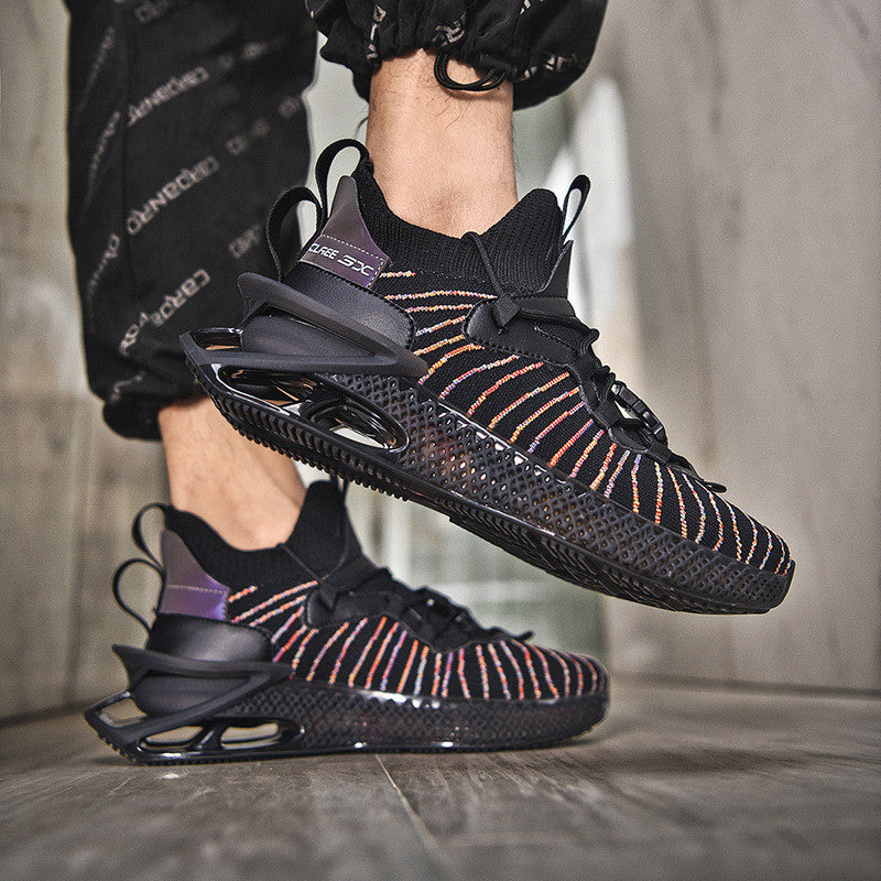Korean Style Thin Flying Woven Running Shoes Student Trendy Shoes