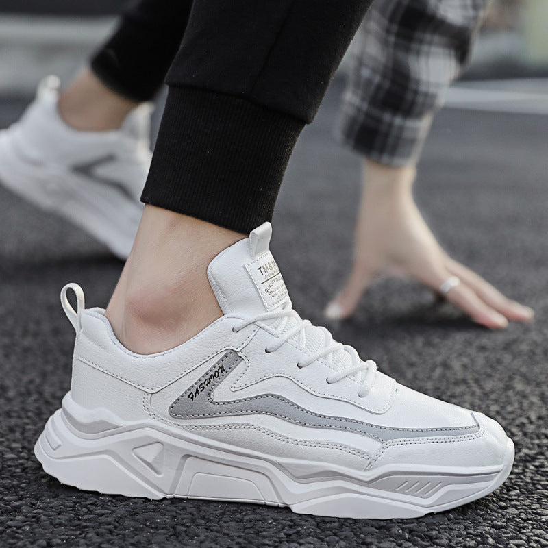 New Shoes Men's Sports And Leisure Thick Soled Height Increasing Shoes