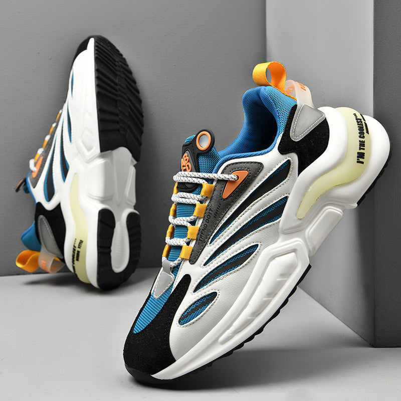 High-top Sneakers Casual Daddy Shoes Men's Invisible Height Increase Shoes