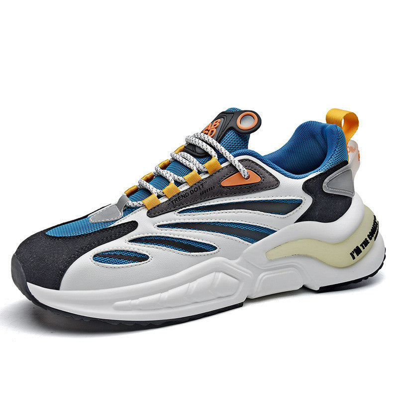 High-top Sneakers Casual Daddy Shoes Men's Invisible Height Increase Shoes