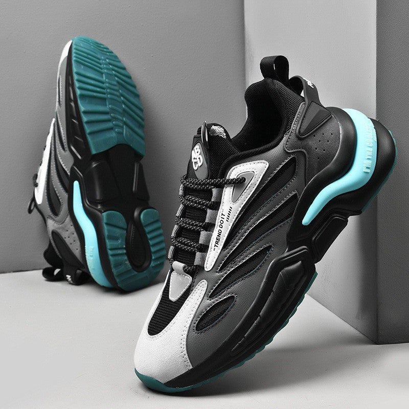 High-top Sneakers Casual Daddy Shoes Men's Invisible Height Increase Shoes