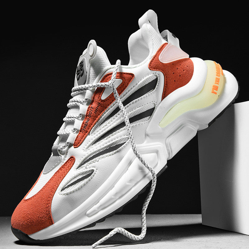 High-top Sneakers Casual Daddy Shoes Men's Invisible Height Increase Shoes
