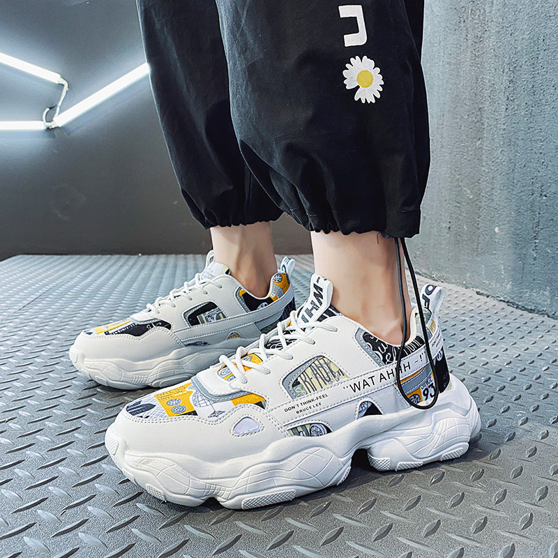 Men's Mesh Sports Platform Shoes