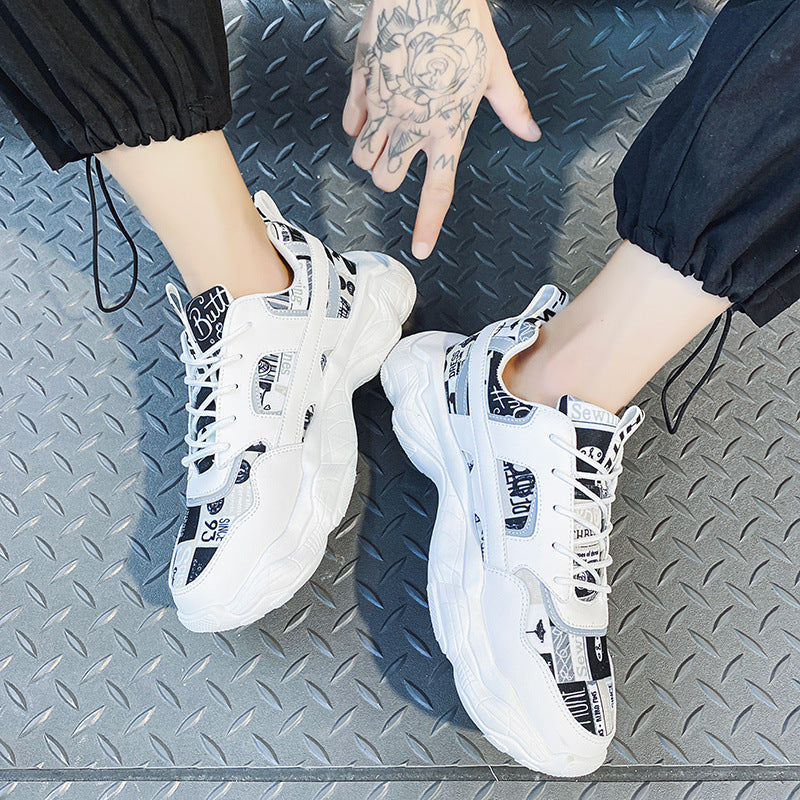 Men's Mesh Sports Platform Shoes