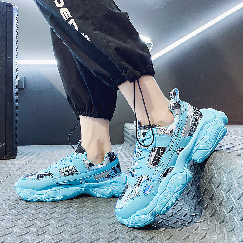 Men's Mesh Sports Platform Shoes