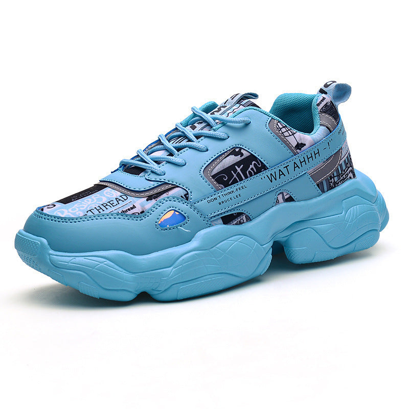 Men's Mesh Sports Platform Shoes