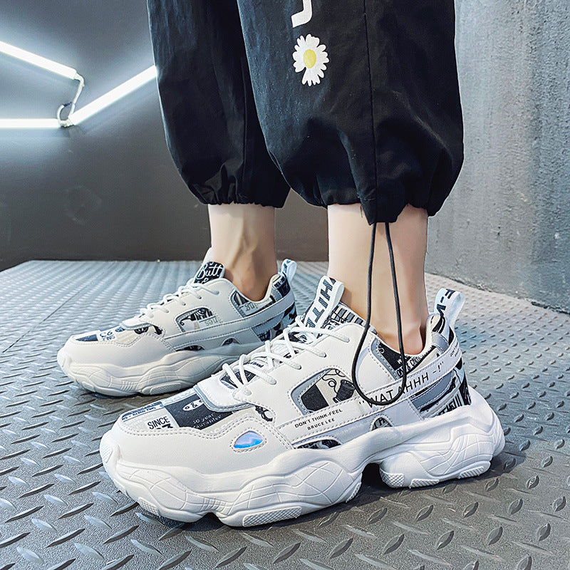Men's Mesh Sports Platform Shoes