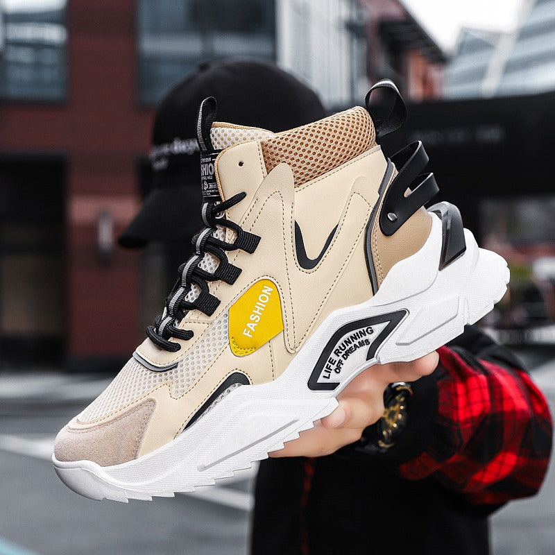 Daddy Shoes Men's High-top Youth Sports Shoes