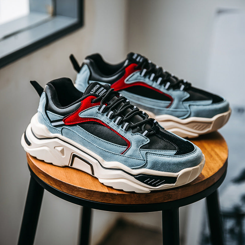 Old Shoes Men'S Ins Trend Casual New Korean Version Of The Thick-Soled Men'S Shoes Low-Top Casual Sports Shoes