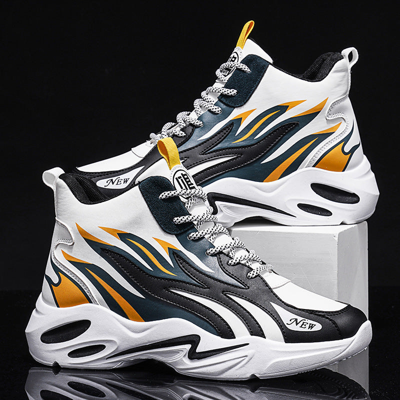 New Sports Shoes High Top Lightweight Casual Men's Shoes