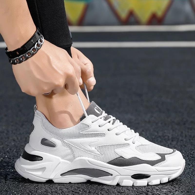 New Summer Breathable Men's Shoes Sports Leisure Running Net Shoes