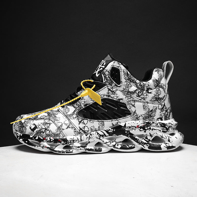 Cross-Border Foreign Trade Winter Men'S Shoes Sports Leisure Old Shoes High-Top Basketball Shoes Student Running Shoes Travel Shoes Large Size