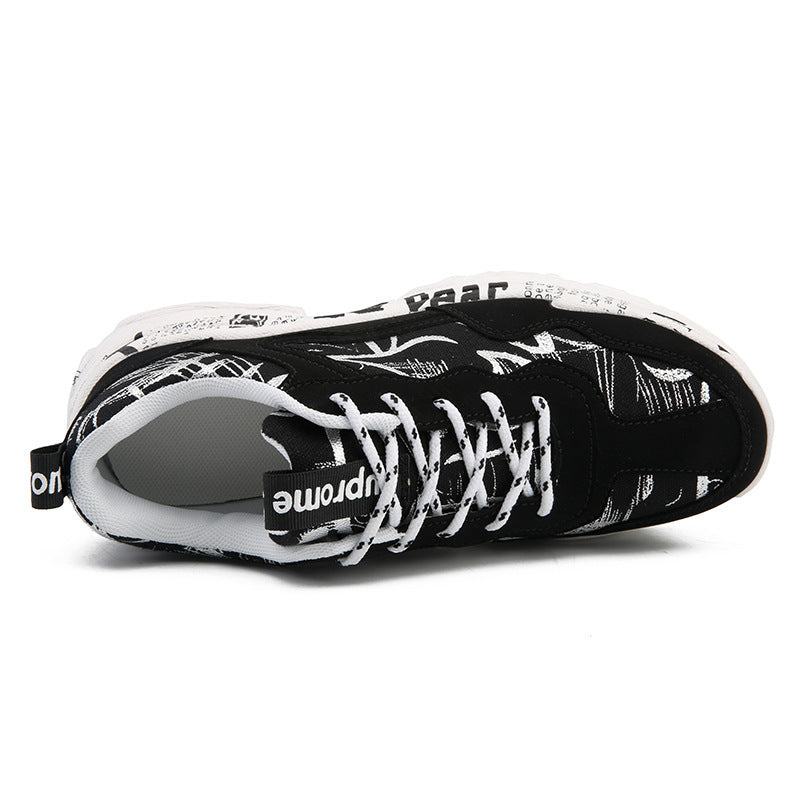 Cross-Border Sports Shoes Men'S Casual Platform Daddy Shoes