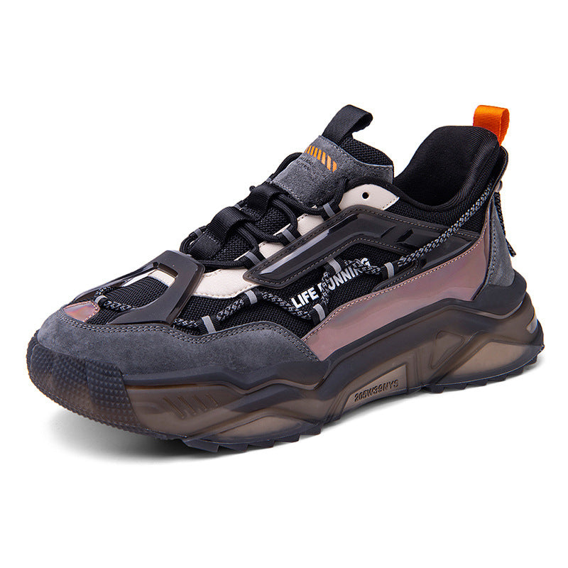 Bright Face Muffin Shoes Thick Soled Father Shoes College Wind Net Red Ins Sports Shoes Women'S Wholesale