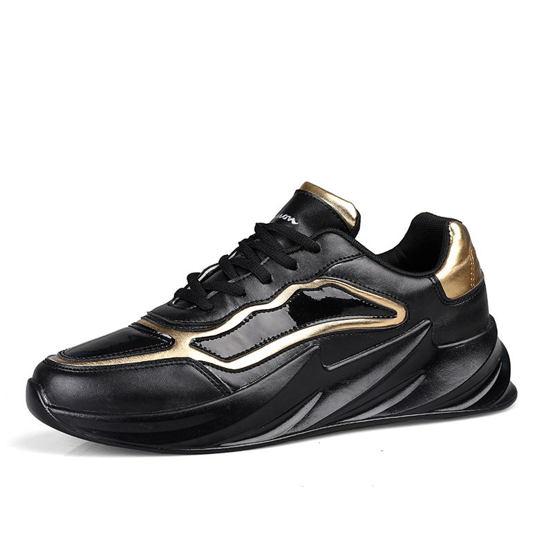 Spring Men's Shoes Korean Fashion Trendy Sports Shoes Outdoor Blade Casual Shoes Men's Black Platform Running Shoes