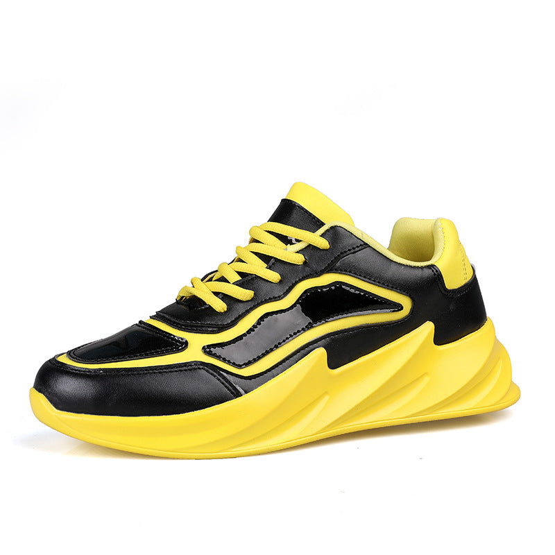 Spring Men's Shoes Korean Fashion Trendy Sports Shoes Outdoor Blade Casual Shoes Men's Black Platform Running Shoes