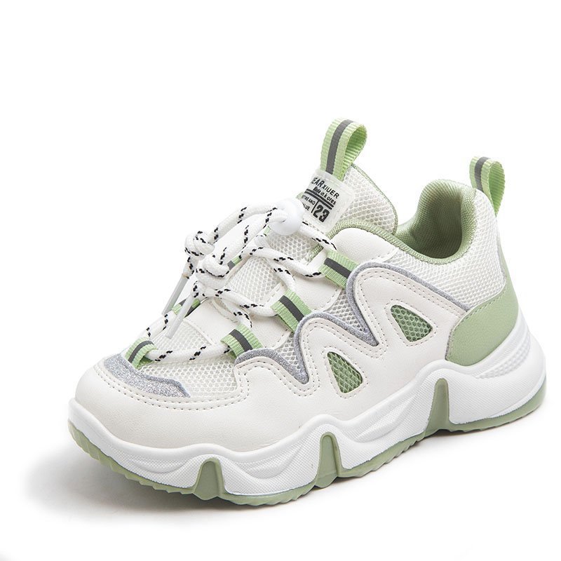 Autumn New Korean Casual Running Shoes, College Children's Student Shoes, Net Red And White Shoes